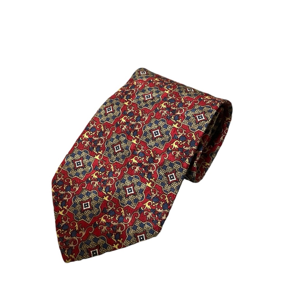 Boston Traders Men’s All Silk Tie, Made in USA, Excellent Used Condition